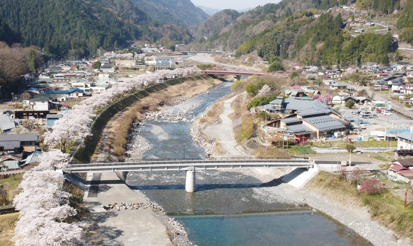 復旧した中橋